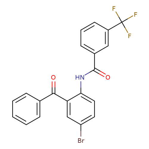 N-(2-benzoyl-4-bromophenyl)-3-(trifluoromethyl)benzamide