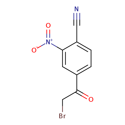 4-(2-bromoacetyl)-2-nitrobenzonitrile