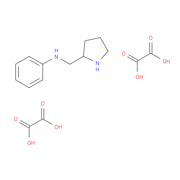 N-(Pyrrolidin-2-ylmethyl)aniline dioxalate