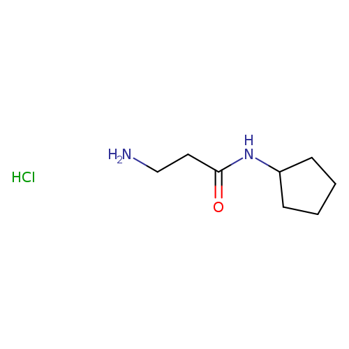 3-Amino-N-cyclopentylpropanamide hydrochloride