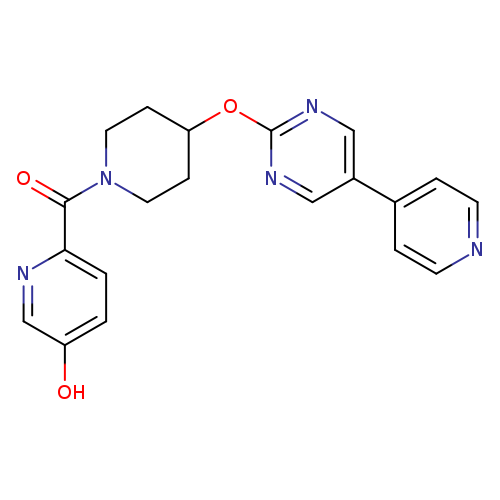 6-(4-{[5-(pyridin-4-yl)pyrimidin-2-yl]oxy}piperidine-1-carbonyl)pyridin-3-ol