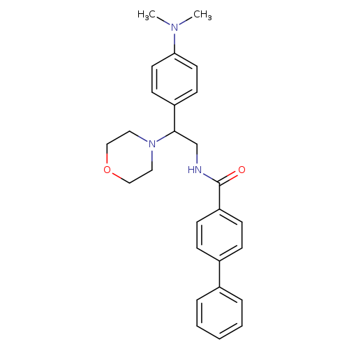 N-{2-[4-(dimethylamino)phenyl]-2-(morpholin-4-yl)ethyl}-[1,1'-biphenyl]-4-carboxamide