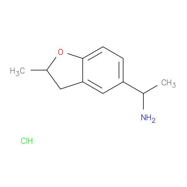 [1-(2-Methyl-2,3-dihydro-1-benzofuran-5-yl)ethyl]amine hydrochloride