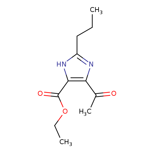 Ethyl 4-acetyl-2-propyl-1H-imidazole-5-carboxylate