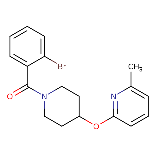 2-{[1-(2-bromobenzoyl)piperidin-4-yl]oxy}-6-methylpyridine
