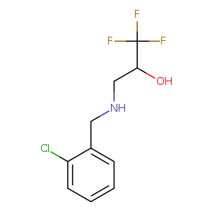 3-{[(2-chlorophenyl)methyl]amino}-1,1,1-trifluoropropan-2-ol