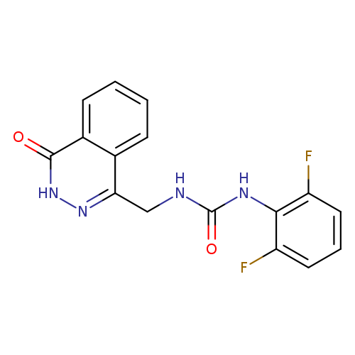 1-(2,6-difluorophenyl)-3-[(4-oxo-3,4-dihydrophthalazin-1-yl)methyl]urea