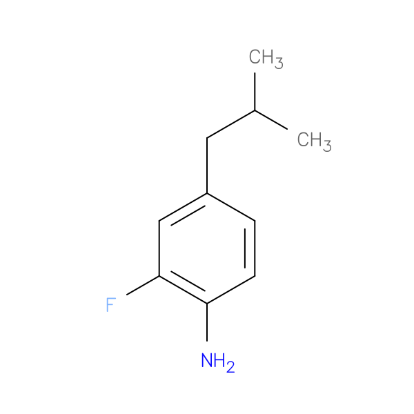 2-fluoro-4-(2-methylpropyl)aniline