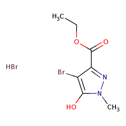 ethyl4-bromo-5-hydroxy-1-methyl-1H-pyrazole-3-carboxylatehydrobromide
