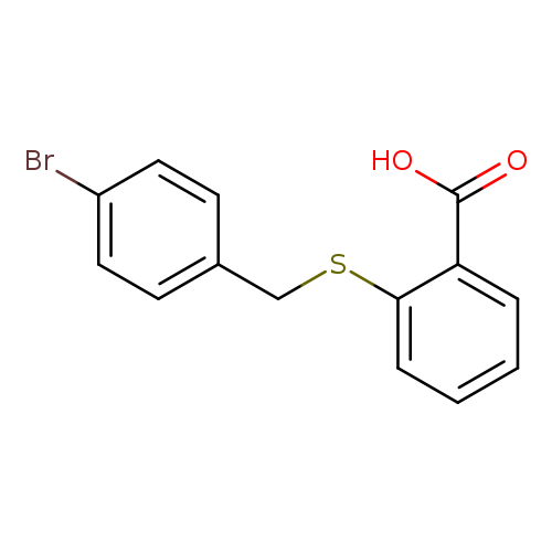 2-{[(4-bromophenyl)methyl]sulfanyl}benzoic acid