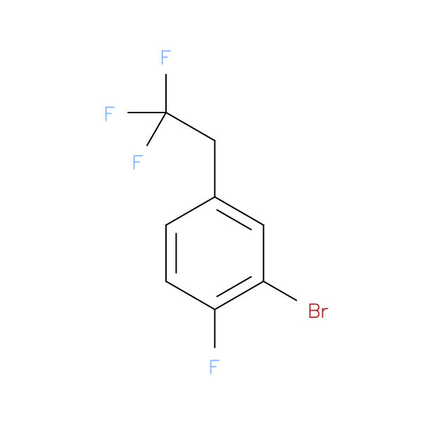 2-Bromo-1-fluoro-4-(2,2,2-trifluoroethyl)benzene
