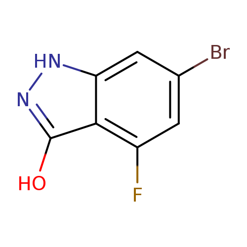 6-BROMO-4-FLUORO-3-HYDROXYINDAZOLE