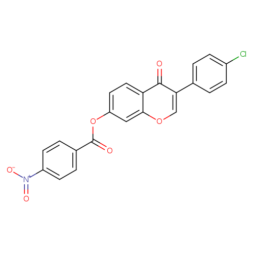 3-(4-chlorophenyl)-4-oxo-4H-chromen-7-yl 4-nitrobenzoate