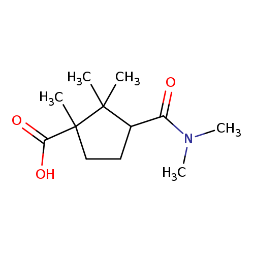 3-[(DIMETHYLAMINO)CARBONYL]-1,2,2-TRIMETHYLCYCLOPENTANECARBOXYLIC ACID