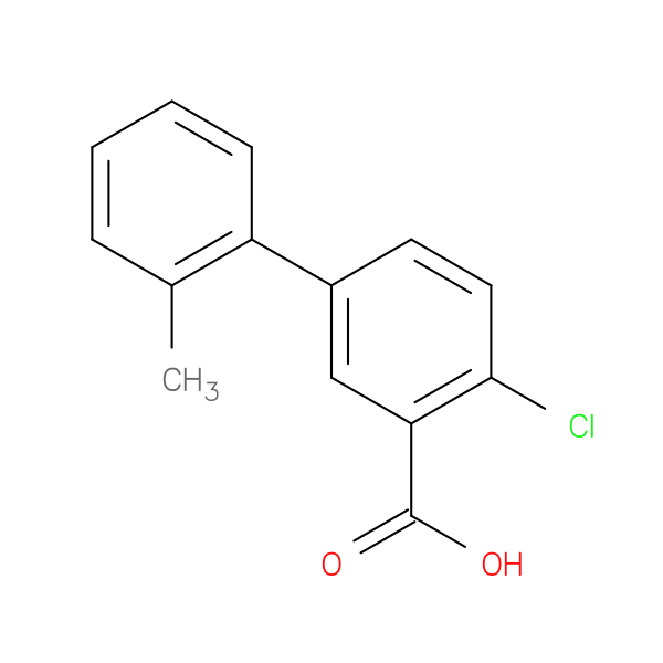 2-chloro-5-(2-methylphenyl)benzoic acid