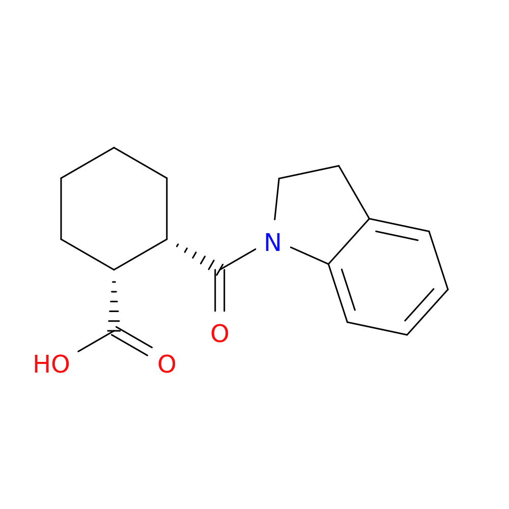 rac-(1R,2S)-2-(2,3-dihydro-1H-indole-1-carbonyl)cyclohexane-1-carboxylic acid