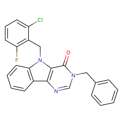 3-benzyl-5-[(2-chloro-6-fluorophenyl)methyl]-3H,4H,5H-pyrimido[5,4-b]indol-4-one