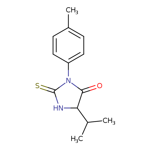 3-(4-methylphenyl)-5-(propan-2-yl)-2-sulfanylideneimidazolidin-4-one