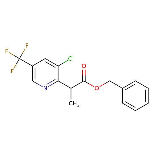 benzyl 2-[3-chloro-5-(trifluoromethyl)pyridin-2-yl]propanoate