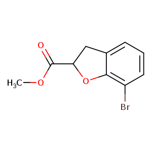 methyl7-bromo-2,3-dihydro-1-benzofuran-2-carboxylate