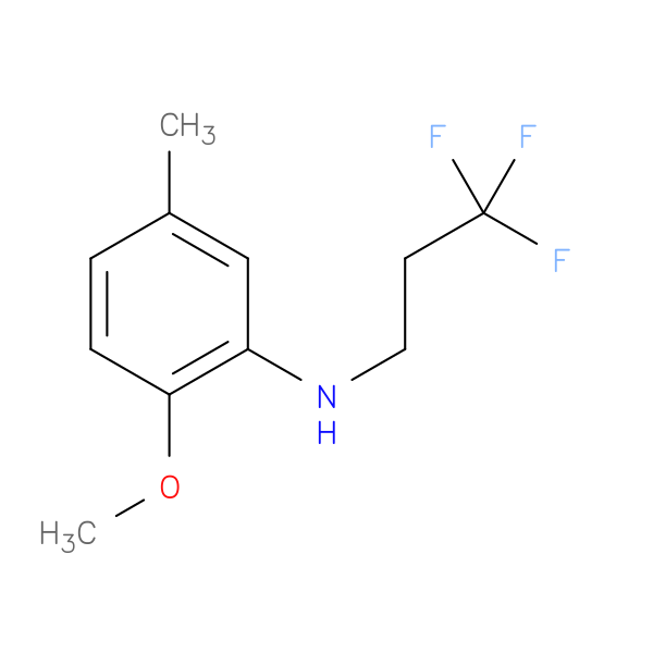 2-methoxy-5-methyl-N-(3,3,3-trifluoropropyl)aniline