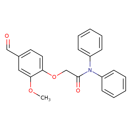 2-(4-Formyl-2-methoxyphenoxy)-N,N-diphenylacetamide