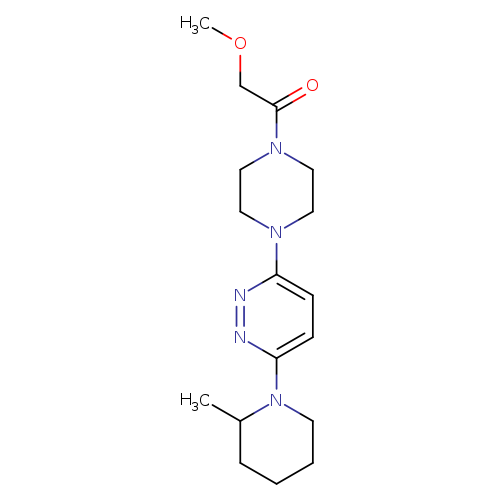 2-methoxy-1-{4-[6-(2-methylpiperidin-1-yl)pyridazin-3-yl]piperazin-1-yl}ethan-1-one