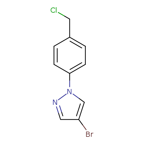4-Bromo-1-[4-(chloromethyl)phenyl]pyrazole