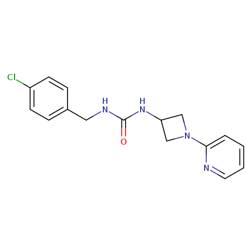 1-[(4-chlorophenyl)methyl]-3-[1-(pyridin-2-yl)azetidin-3-yl]urea