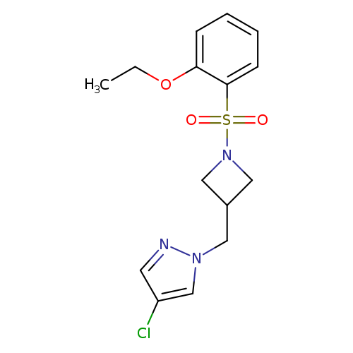 4-chloro-1-{[1-(2-ethoxybenzenesulfonyl)azetidin-3-yl]methyl}-1H-pyrazole