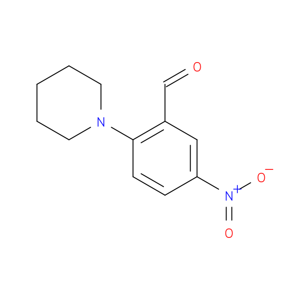 5-Nitro-2-piperidinobenzenecarbaldehyde