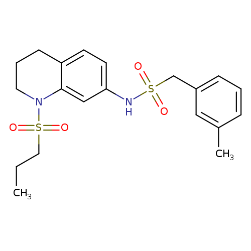 1-(3-methylphenyl)-N-[1-(propane-1-sulfonyl)-1,2,3,4-tetrahydroquinolin-7-yl]methanesulfonamide