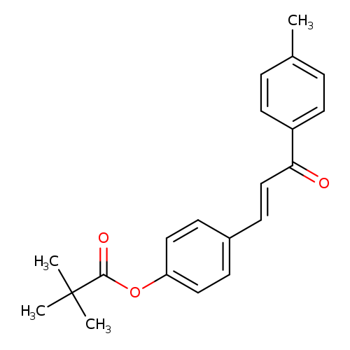 4-[(1E)-3-(4-methylphenyl)-3-oxoprop-1-en-1-yl]phenyl 2,2-dimethylpropanoate