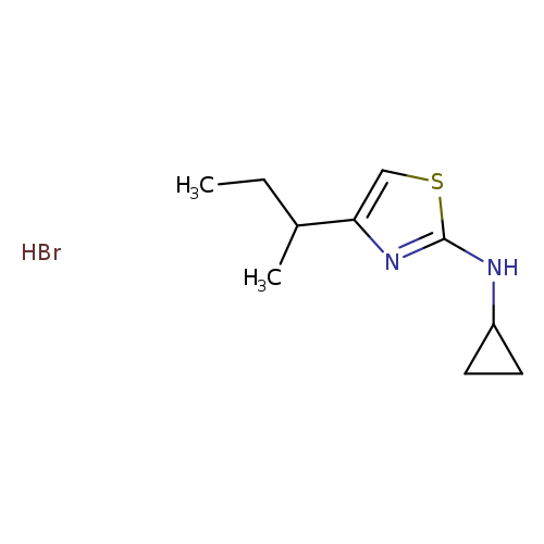 4-(butan-2-yl)-N-cyclopropyl-1,3-thiazol-2-amine hydrobromide