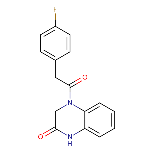 4-[2-(4-fluorophenyl)acetyl]-1,2,3,4-tetrahydroquinoxalin-2-one