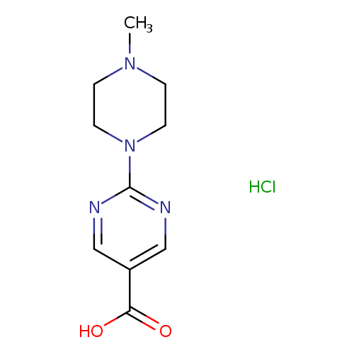 2-(4-methylpiperazin-1-yl)pyrimidine-5-carboxylic acid hydrochloride