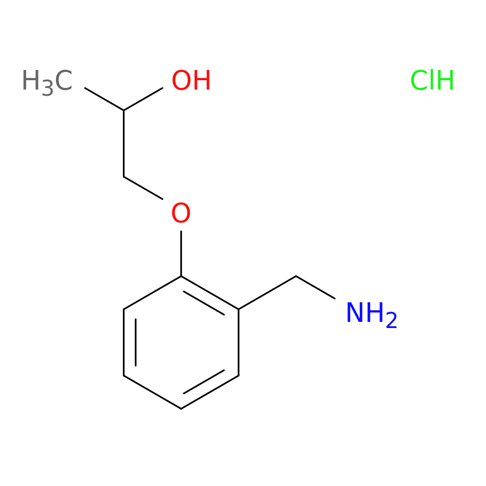 1-[2-(aminomethyl)phenoxy]propan-2-ol hydrochloride