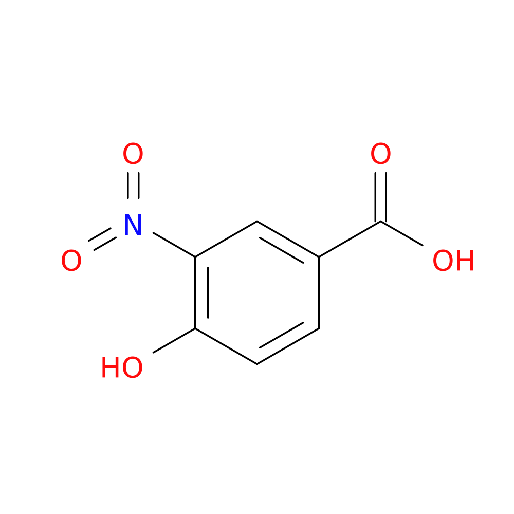 Benzoic acid, 4-hydroxy-3-nitro-