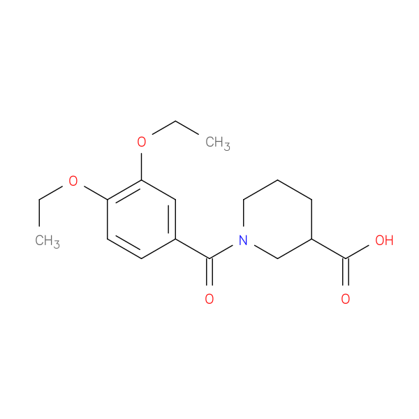 1-(3,4-diethoxybenzoyl)piperidine-3-carboxylic acid