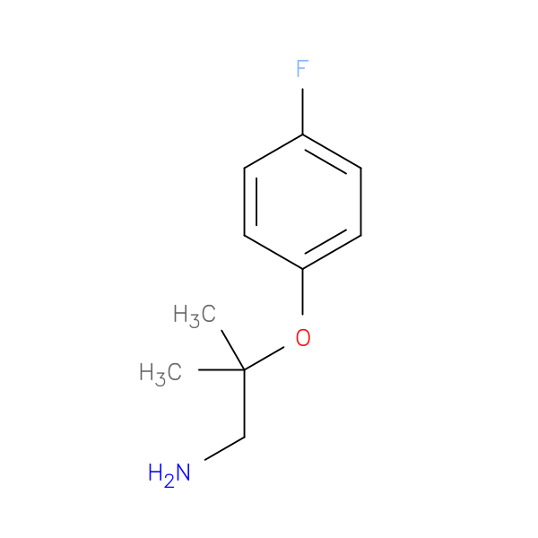2-(4-Fluorophenoxy)-2-methylpropan-1-amine