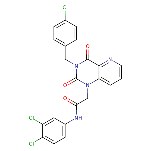 2-{3-[(4-chlorophenyl)methyl]-2,4-dioxo-1H,2H,3H,4H-pyrido[3,2-d]pyrimidin-1-yl}-N-(3,4-dichlorophenyl)acetamide