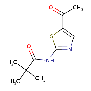 N-(5-acetyl-1,3-thiazol-2-yl)-2,2-dimethylpropanamide