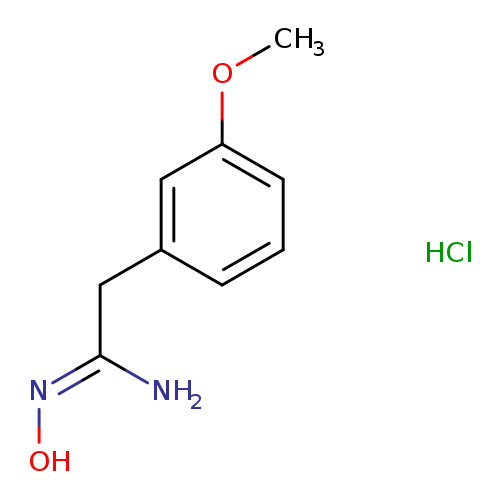 N'-Hydroxy-2-(3-methoxyphenyl)acetimidamide hydrochloride