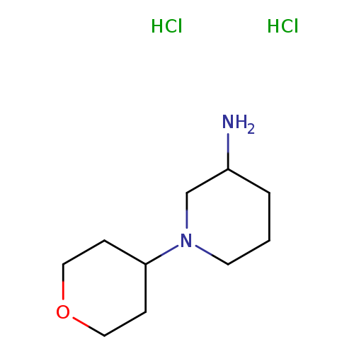 1-(oxan-4-yl)piperidin-3-aminedihydrochloride