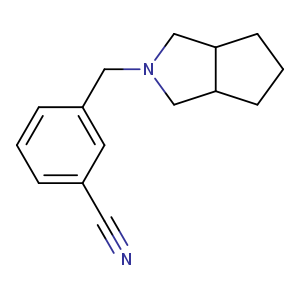 3-({octahydrocyclopenta[c]pyrrol-2-yl}methyl)benzonitrile