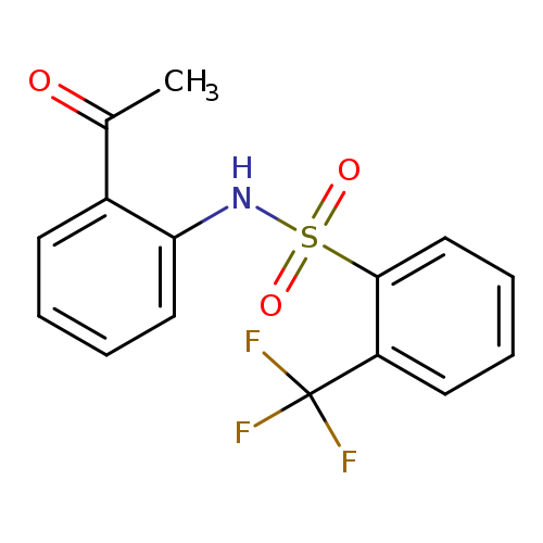 N-(2-acetylphenyl)-2-(trifluoromethyl)benzene-1-sulfonamide
