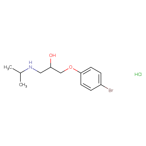 1-(4-bromophenoxy)-3-[(propan-2-yl)amino]propan-2-ol hydrochloride