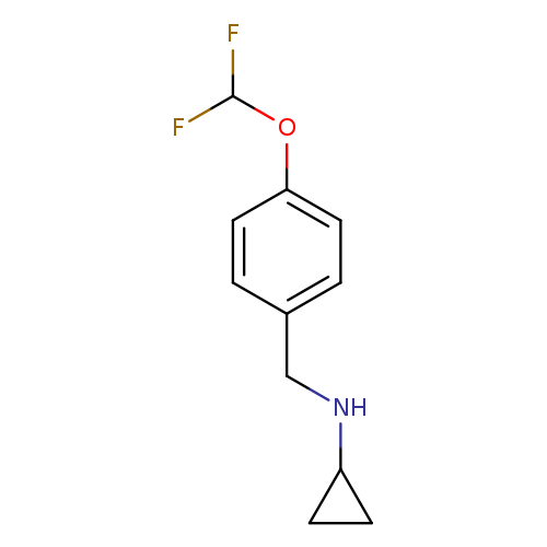 N-{[4-(difluoromethoxy)phenyl]methyl}cyclopropanamine