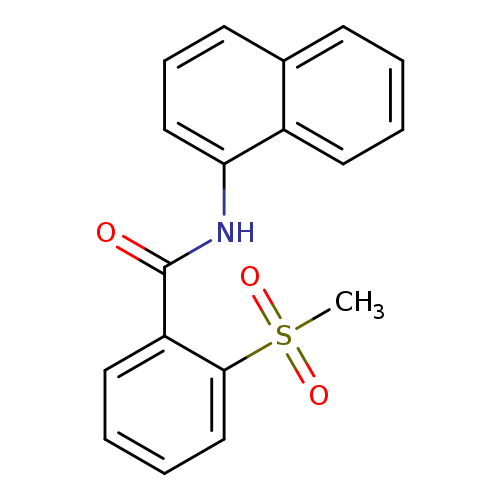 2-methanesulfonyl-N-(naphthalen-1-yl)benzamide