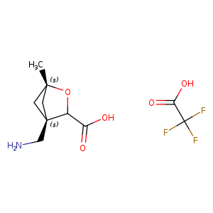 4-(aminomethyl)-1-methyl-2-oxabicyclo[2.1.1]hexane-3-carboxylic acid; trifluoroacetic acid